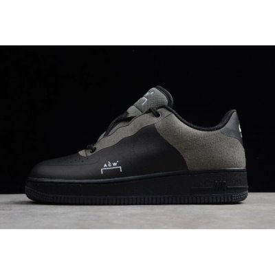 Nike Erkek Air Force 1 Low Siyah / Koyu Gri Kaykay Ayakkabı Türkiye - LGRV0W3E